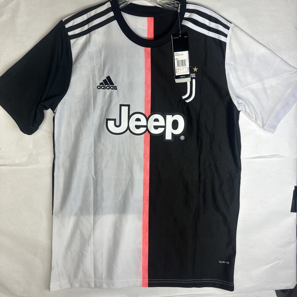Genuine Adidas Juventus 2019/20 Home Soccer Jersey Men’s size (L)Ronaldo #7 Jeep